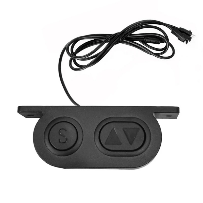 

Electric Bed Button Switches Replacement 3 Button Lift Desk 5A Hand Switches Controller Replacement Button Enduring