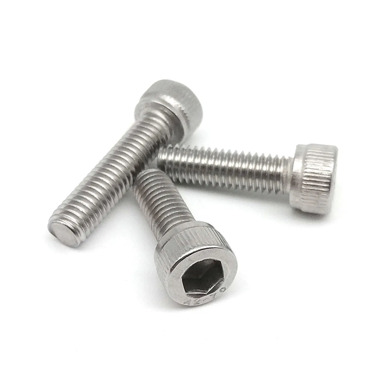 HZYUEGOU M1.4 M1.6 M2 M3 M3.5 M4 M5 M6 M8 304 A2 Edelstahl DIN912 Sechskant-Innensechskant-Schraube mit Zylinderkopf, lang, 2-80mm – Detail 4