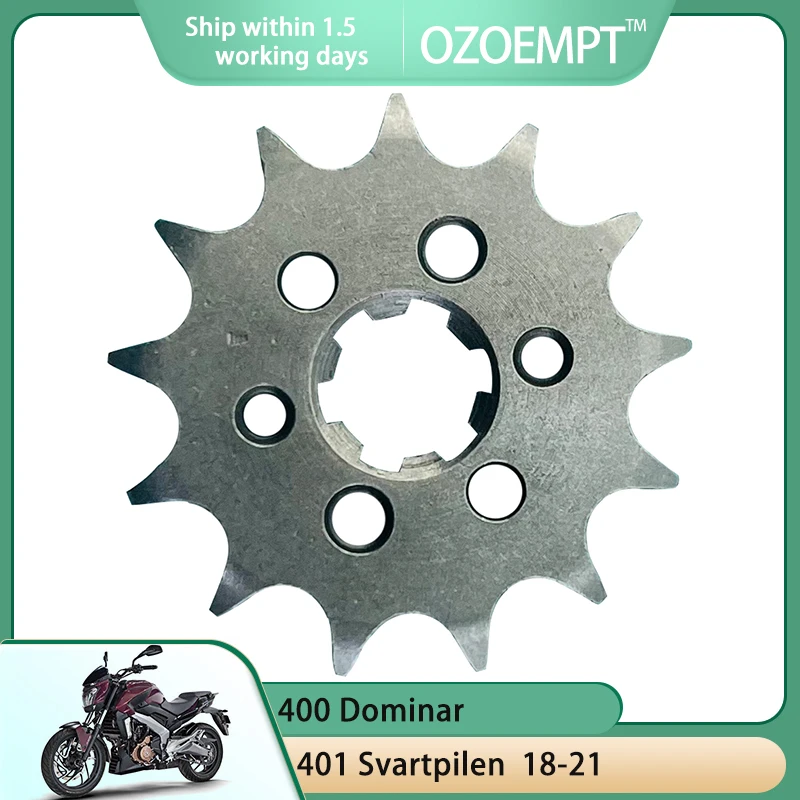 OZOEMPT 520-15T Motorcycle Front Sprocket Apply to 400 Dominar  401 Svartpilen   Vitpilen  390 Adventure  Duke ABS  390 RC  RC R