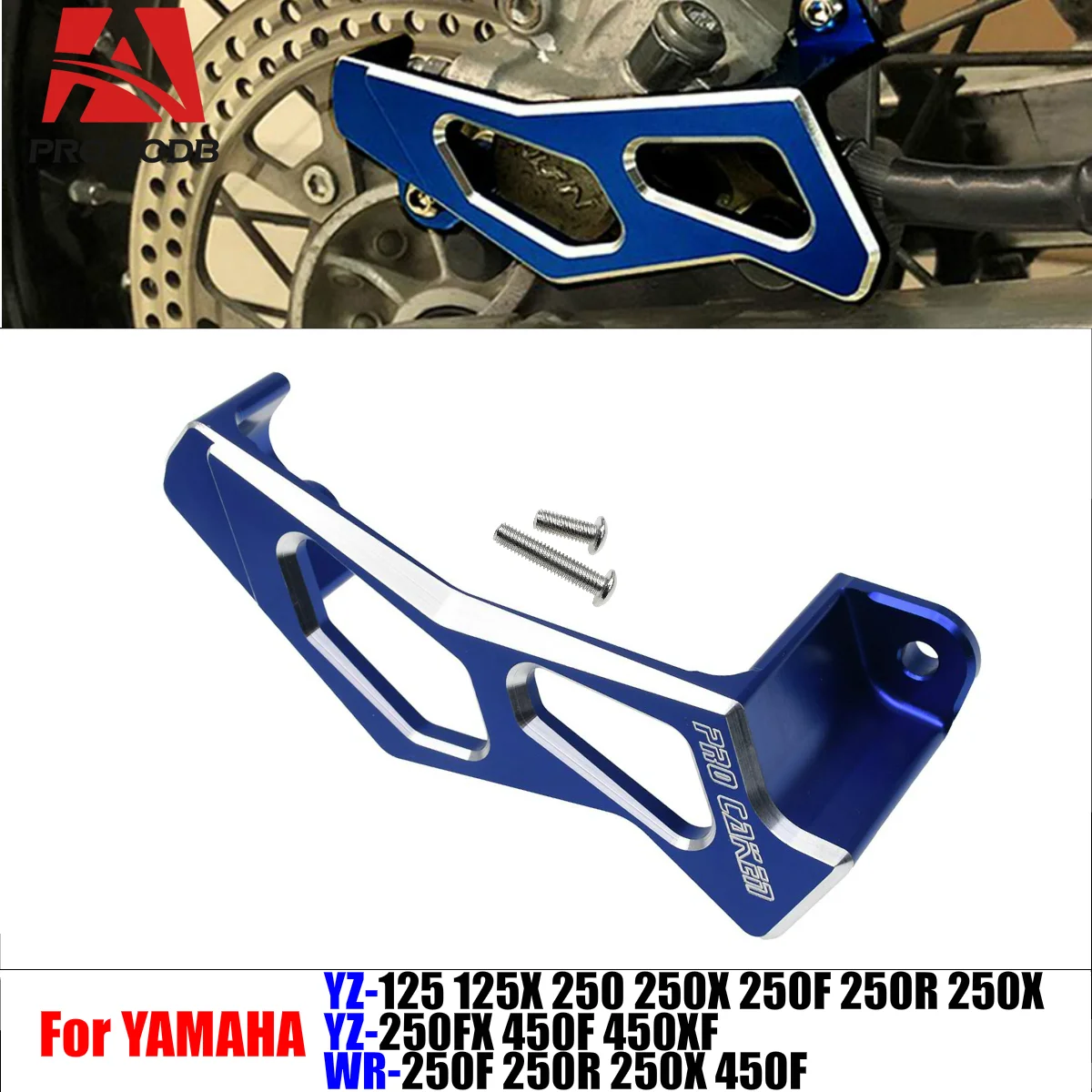 

For Yamaha Motorcycle YZ125 250 250F 450F 250X 125X 250FX 450FX WR250F 450F 250R 250X Rear Brake Caliper Guard Protect Protector