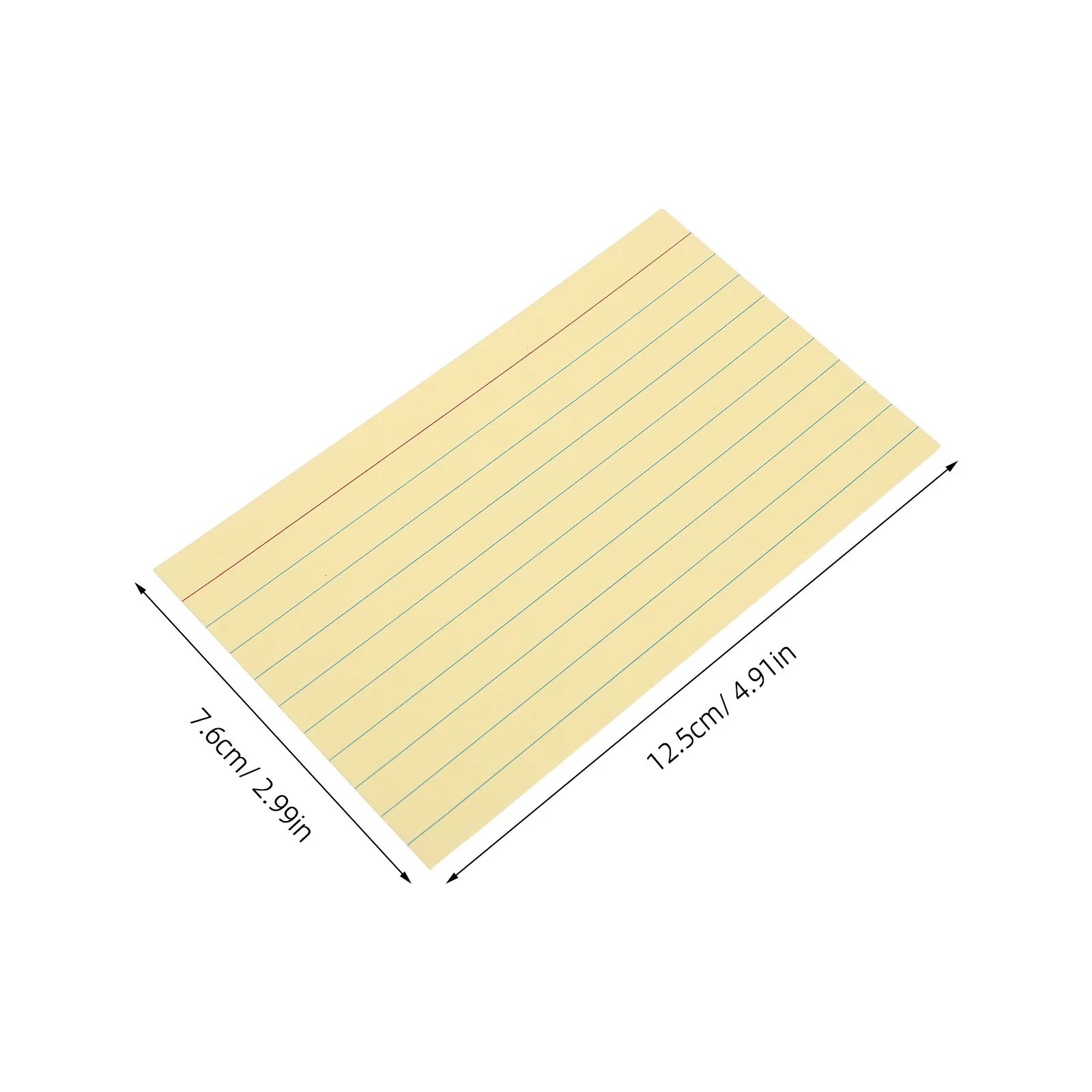 300Pcs Blank Ruled Index Cards 3x5 Lined Study Cards for Notes Organizing Flashcards College Supplies Portable Revision Tools