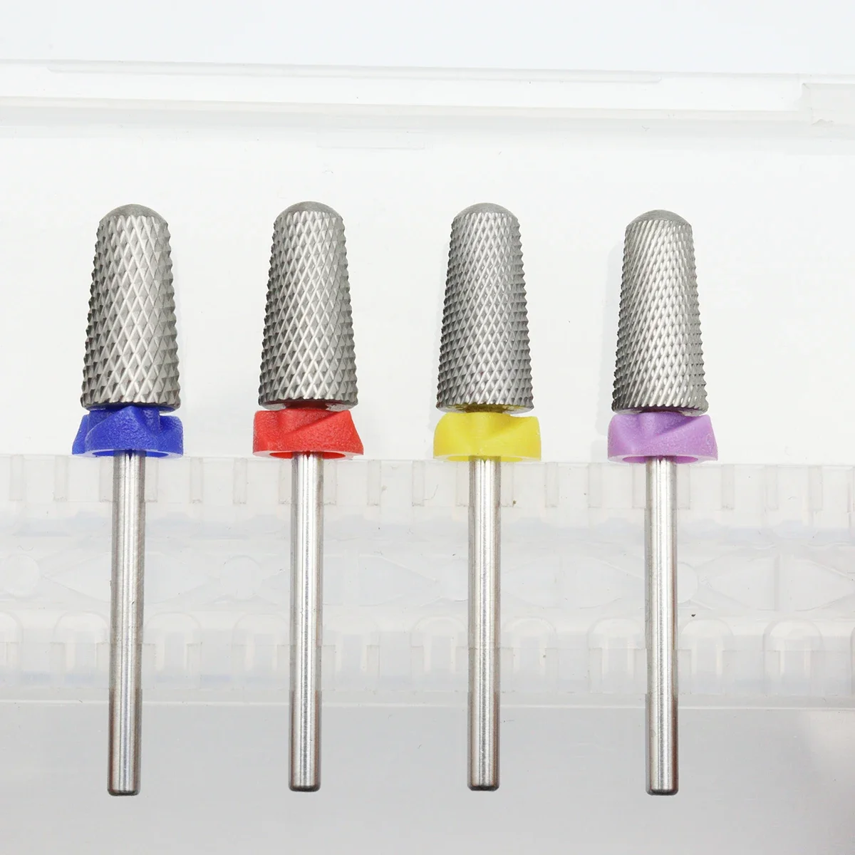 Cone Round Cross Teeth Carbide Nail Drill Bit Electric Manicure Drills Milling Cutter Burr Apparatus Nail Files Bits