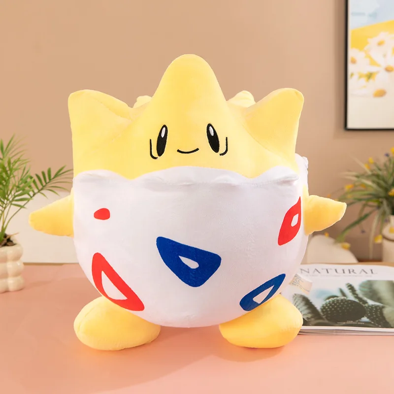 

25 см Pokemon Togepi, большой размер, плюшевая игрушка, милые мягкие кавайные лучшие подарки, аниме, мультяшные мягкие куклы, фигурка, игрушка для детей, подарок на день рождения