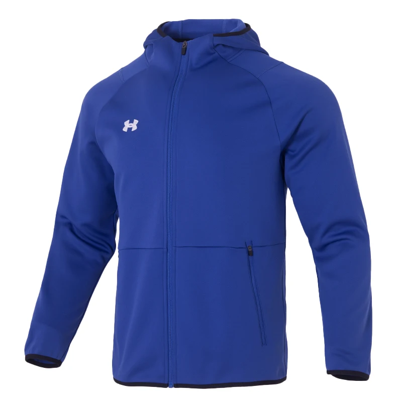 

Under Armor Men's Sports Hooded Fleece-Lined Windproof and Warm Hooded Jacket 25600403-400