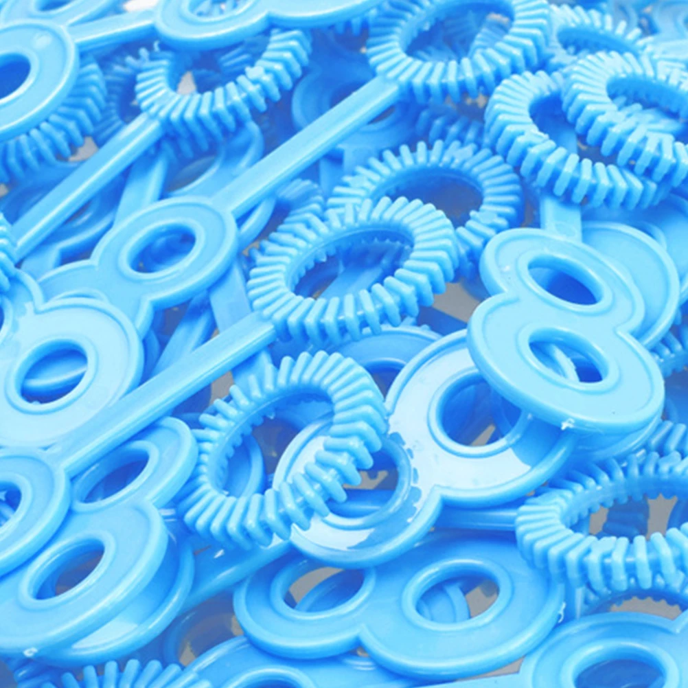 

90 Pcs Bubble Kids Blowing Bubbles Maker Fun Children Blue Mini Tools Long Lasting
