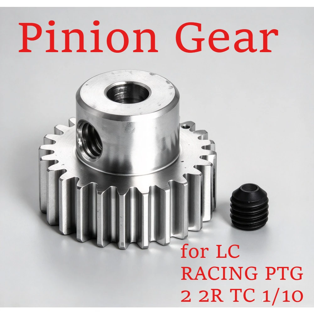 RC Upgrade Spare Parts C8020 48P/24P Motor Pinion Gear for LC RACING PTG 2 2R TC 1/10 custom size Replacement Repair Accessory