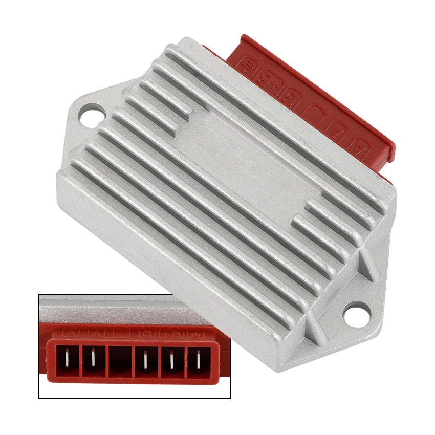 Motorcycle Voltage Regulator Rectifier For Aprilia Compay 50 Habana 125 Mojito 50 SR 50 AC Sportcity 50 2T OEM:9825570 9.8255.70 view 3