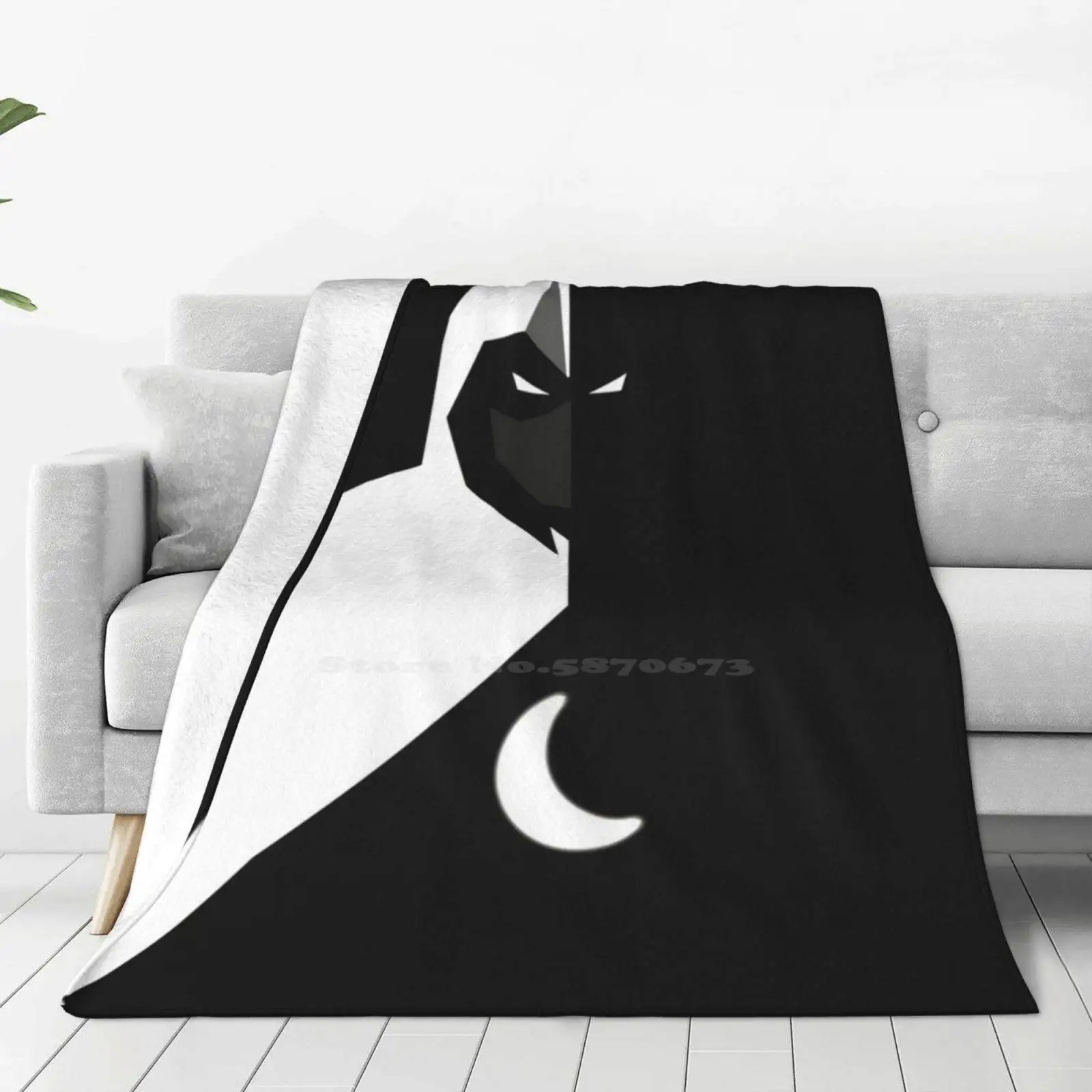 M.O.O.N Knight-Design #N92 New Selling Custom Print Flannel Soft Blanket Moon Knight Moon Knight Moon Knight Moon Knight Moon