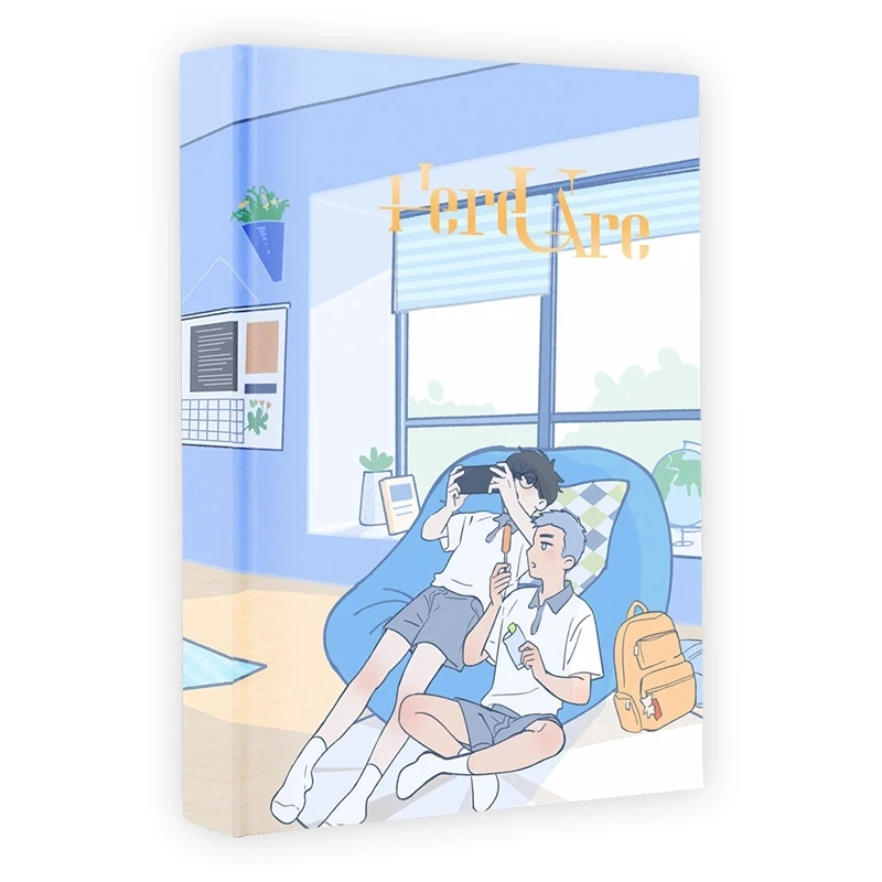 هنا أنت: الرواية الهزلية BL الأصلية - D Jun Works Campus Love Story Youth Manga Fiction Book
