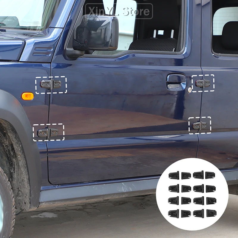 Car Exterior Engine Hood Door Hinge Cover for Suzuki Jimny 2019 2020 2021 2022 2023 2024 2025 2026 4-Door Exterior Accessories