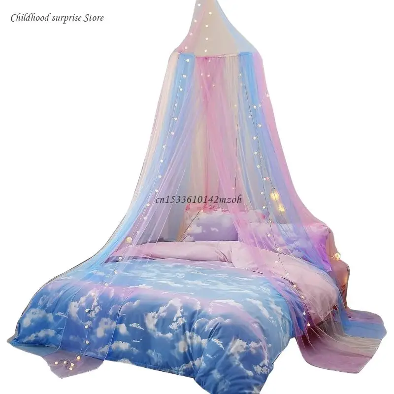 Stylish Bed Net for Girls Large Bed Net Rainbows Bedroom Net Create a Magical Bedroom Perfect for Decoration & Travel Dropship