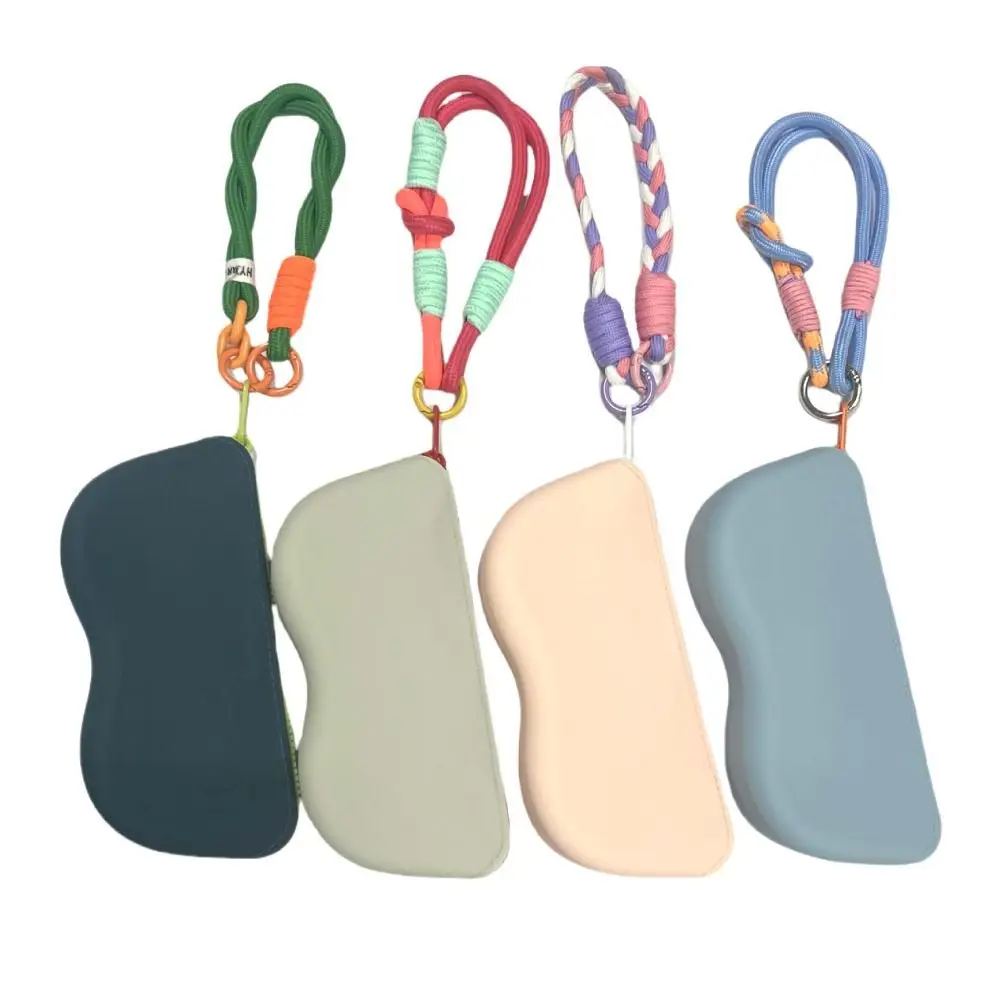Waterproof Silicone Glasses Bag Portable Dustproof Coin Purse Cosmetic Bag Sunglasses Protective Cover Gifts Hanging Bag