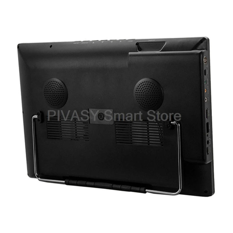 14インチポータブルデジタルTVモニター小型バッテリーミニカーテレビプレーヤー可動式LED国内屋外軽量スリム