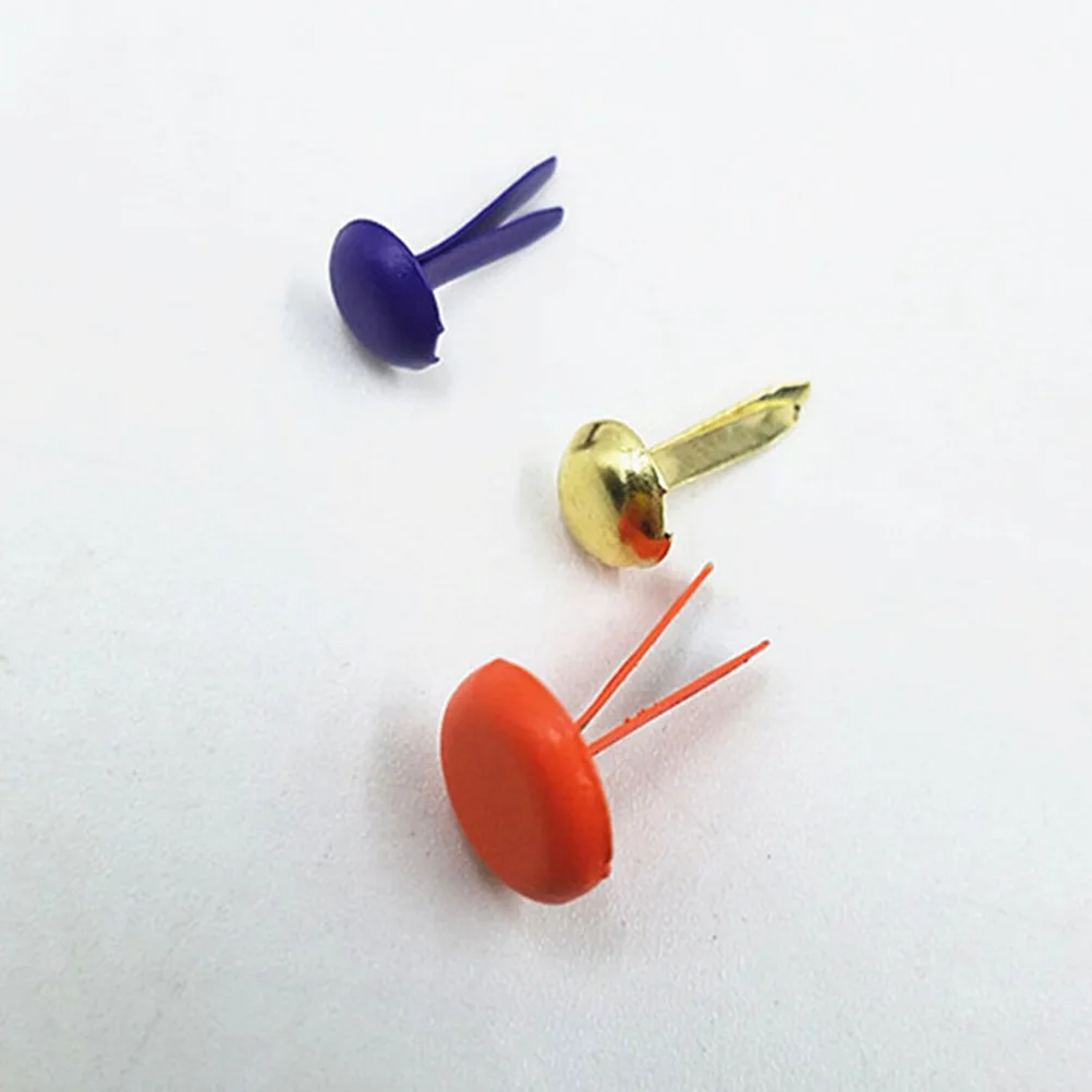 

Mini Round Brads Assorted Pastel Colors Metal Craft Fasteners For Scrapbooking Paper Crafts Diy Decoration Stamping Small