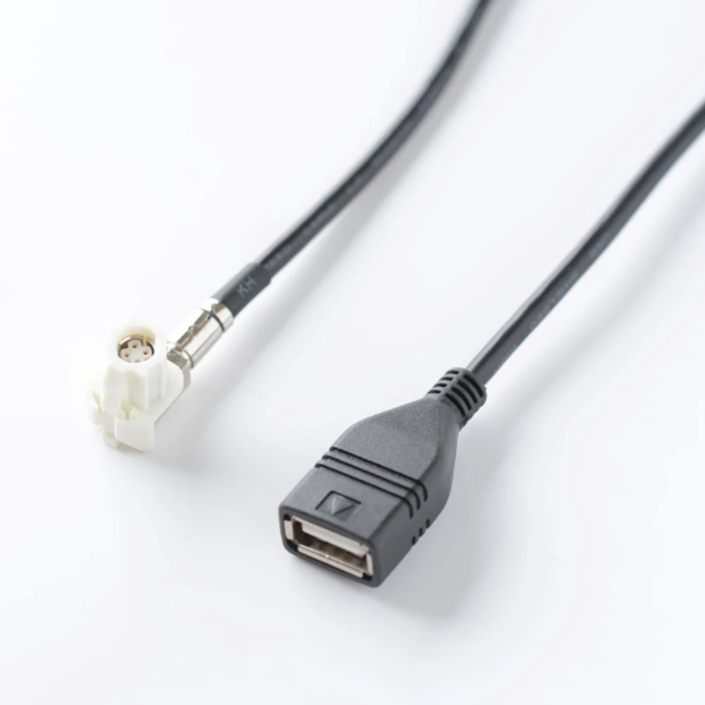 4 دبوس كابل فيديو USB كابل فيديو CIC الأسلاك تسخير أسود راديو السيارة موصل تركيب سريع 100 سنتيمتر طول الخط #4