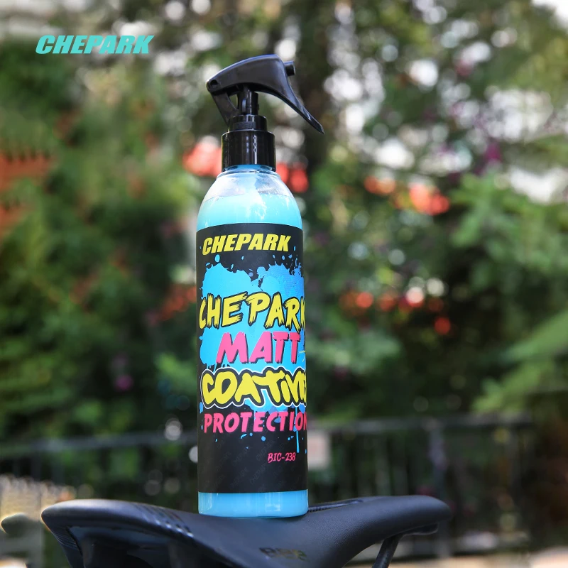 Chepark 300ml Bicycle Matt Coating Protection Agent Can Be Directly To Painted Surfaces, Carbonfibre,Chrome Finishes＆Metals