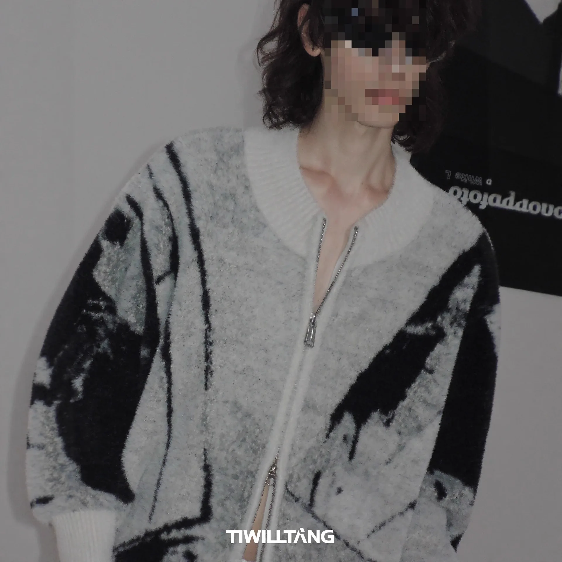 Unsiex Knitting Cardigan 2025 Autumn Winter Man Women Knitting Sweater Nspired Faux Mink Knit Sweater