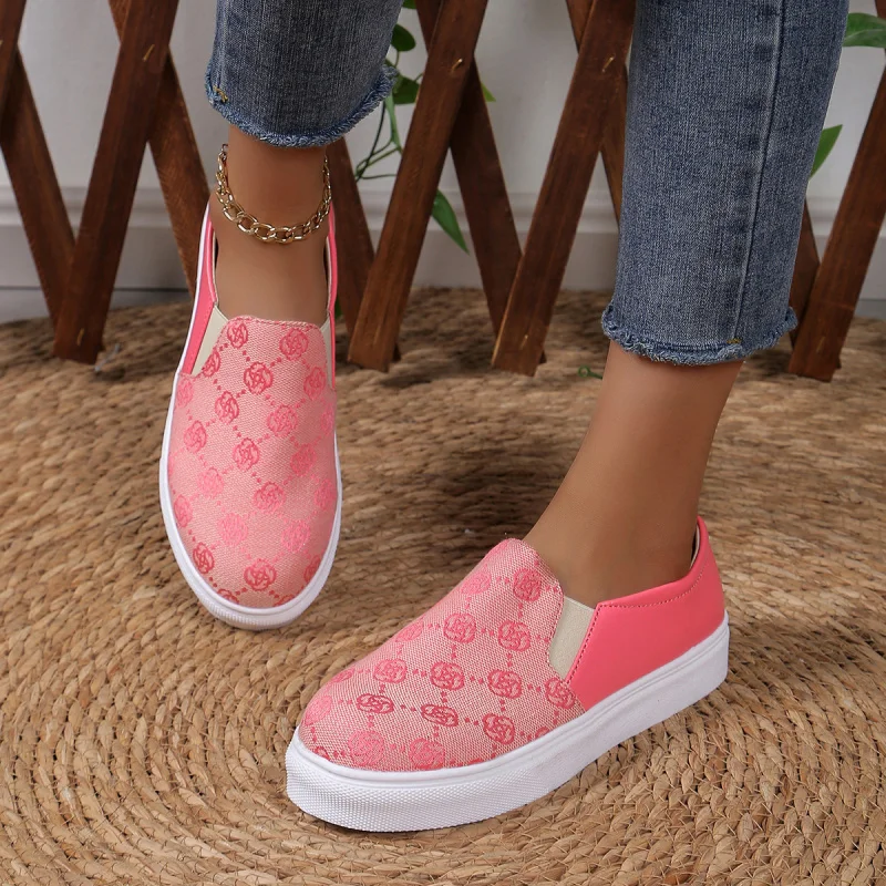 2025Spring and Summer Fashion New Pattern Design Women's Shoes Casual Sneakers Unisex Casual Shoes