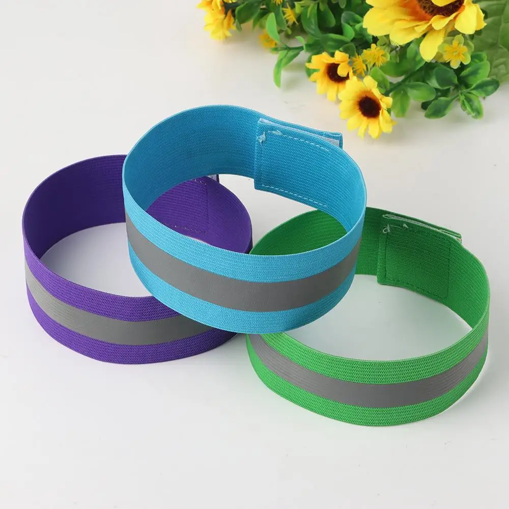 High Quality Bicycle Bind Strap Fishing Accessories Sport Tape Bike Safety Alert Warning Armband Cycling Reflective Strips