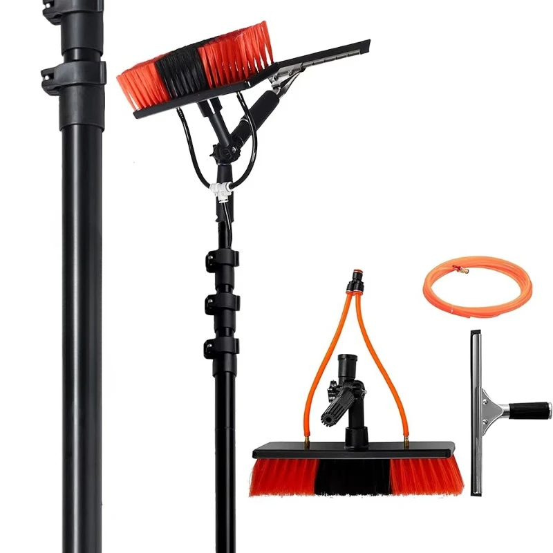 

23Ft/7m Retractable Aluminum/Carbon Fiber Feed Rod Brush