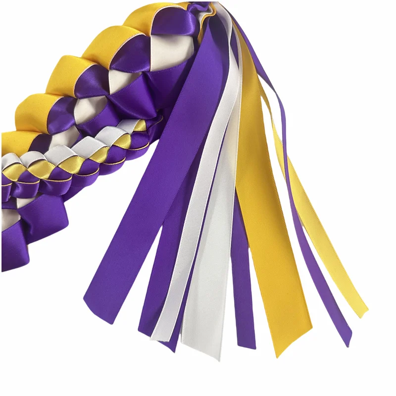 التخرج Leis متعددة التفاف الشرف حبل التخرج الشريط Leis قلادة تهنئة لوازم حفلات التخرج #6