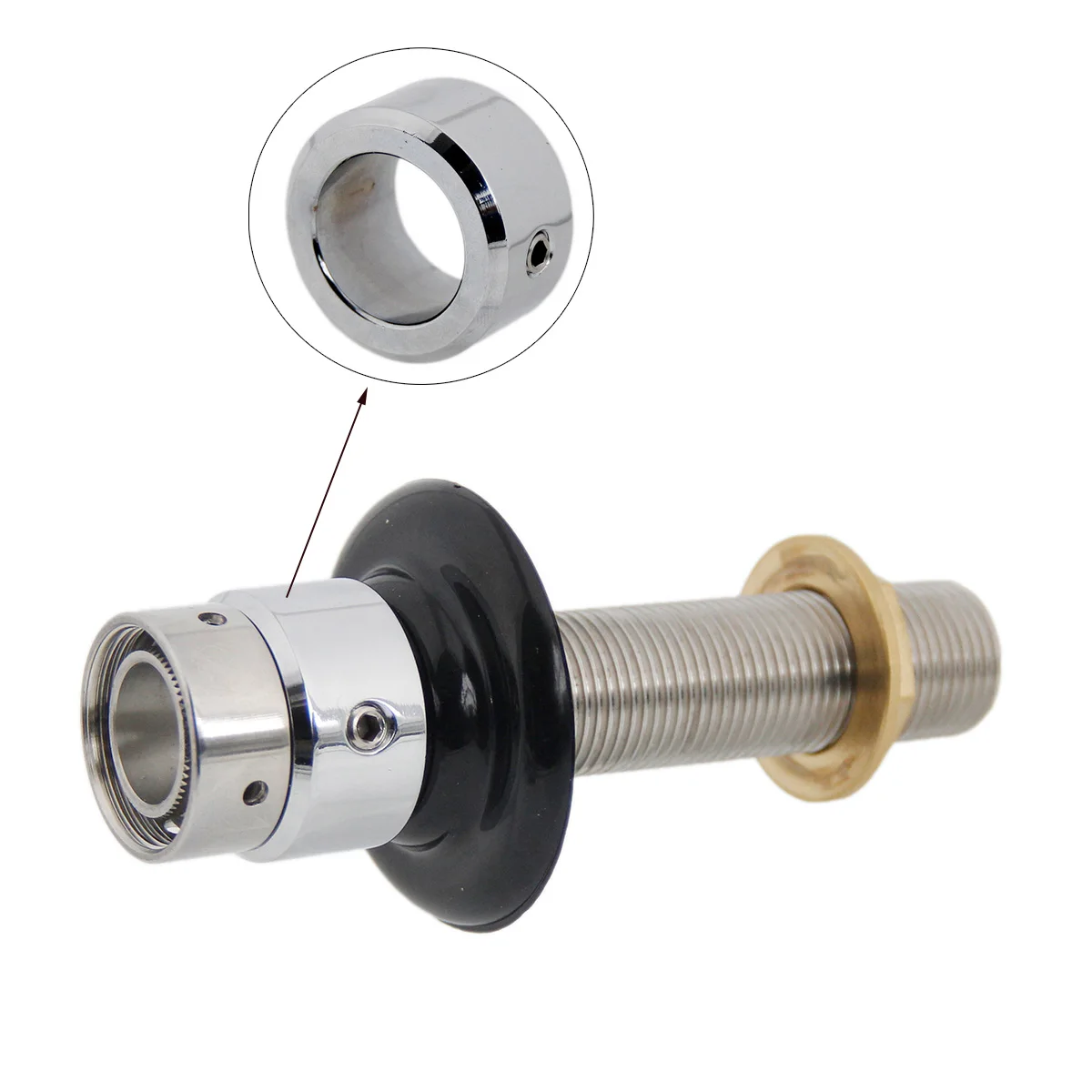 Chrome Plated Brass 3/4" Beer Shank Spacer 0.87" ID Fit Both