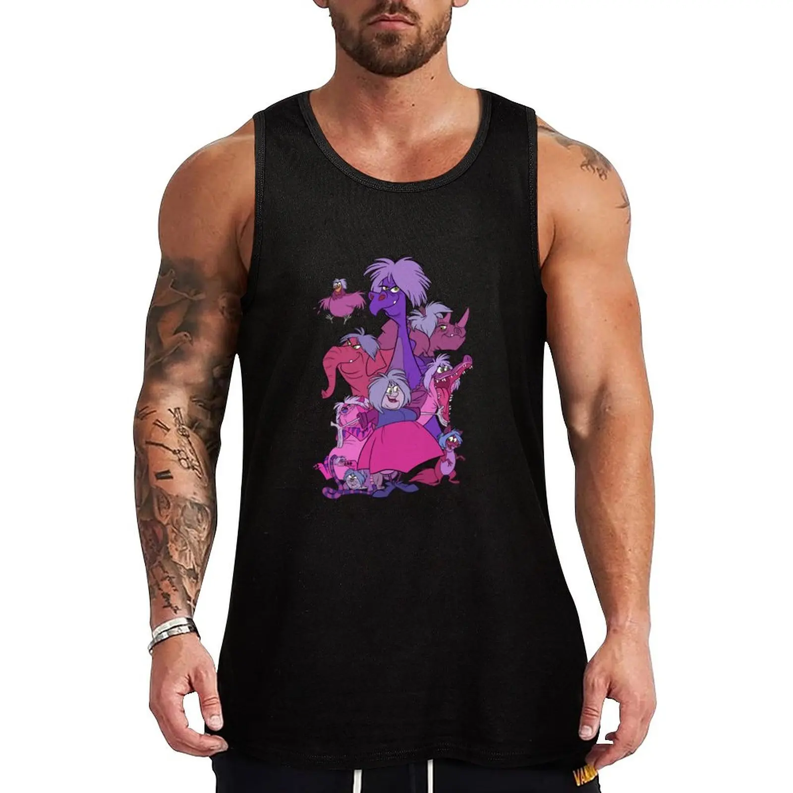 

Mim’s Me_na_ge_rie Tank Top Men's gym t-shirts gym clothes man fitness T-shirt male gym clothes men