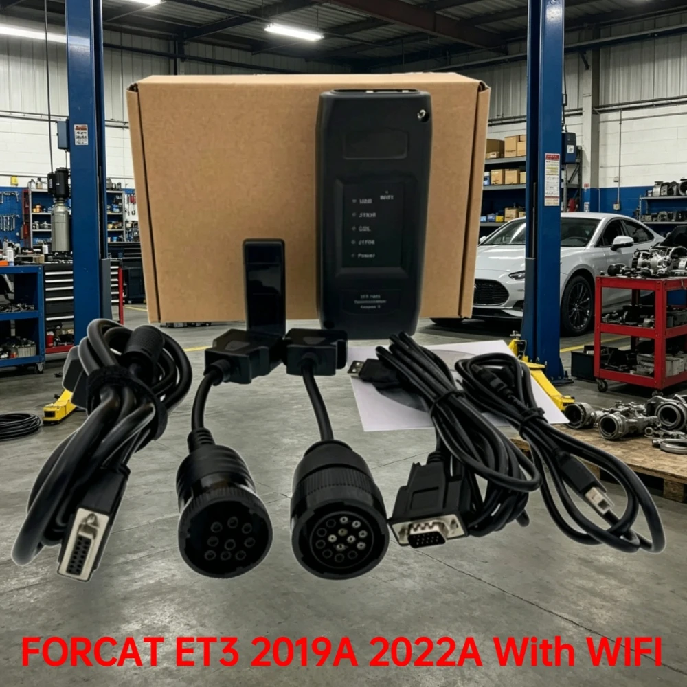 NEWBEST For cat ET3 Adapter ET 3 USB Version for cat3 Truck Diagnostic Tool With cat et 2019A 2019C KEYGEN plus 14pin cable HOT