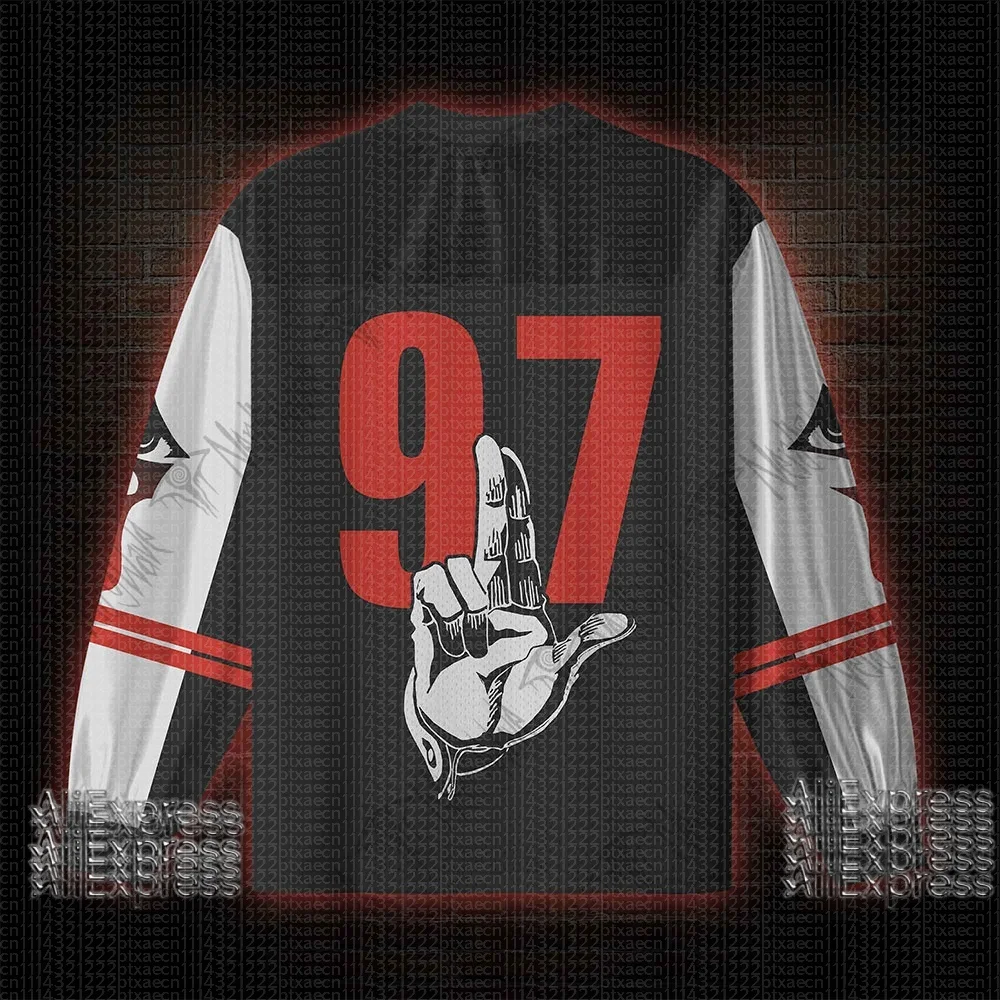 2026 New Movie Sports Fashion Adult Children Long Sleeve V-neck Street View Clothing Gothic Horror Fan Gift