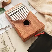 Adults Mini Piano Kalimba Thumb Portable 17 Keys Kalimba Professional Finger Strumenti Musicali Marimba Instrument WZ50MZ