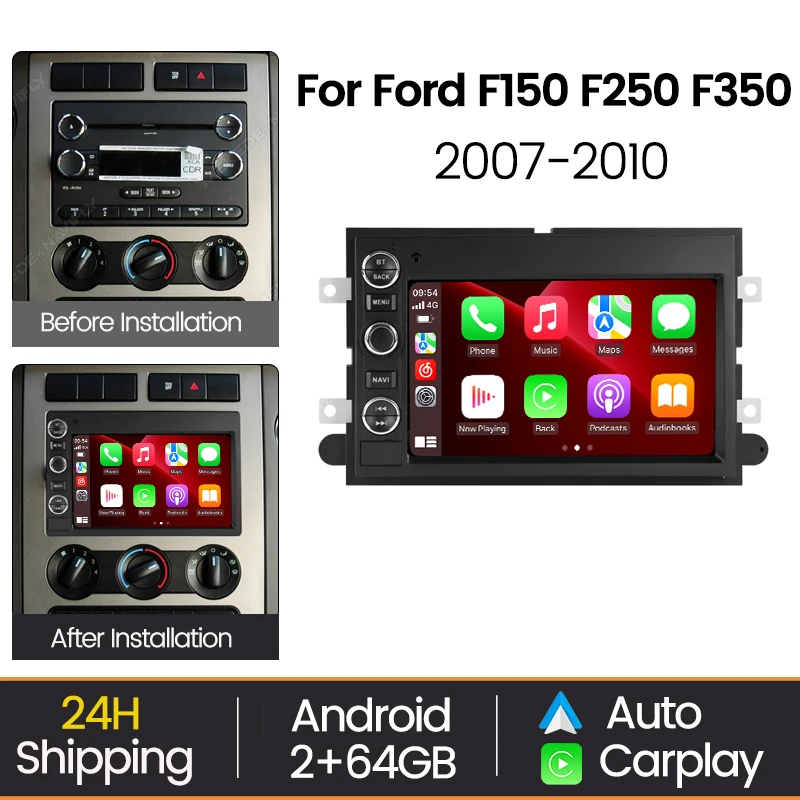 MEKEDE Android Car Radio For Ford F150 F250 F350 Fusion Mustang Explorer Edge Focus Car Multimedia Player Carplay Auto Stereo