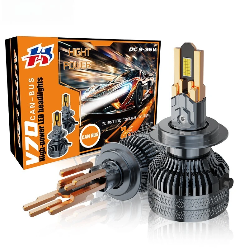 

200W Ten Copper Tube LED Headlights H1 H7 H11 9005 9012 H4 Hi Lo Beam Super Bright Led Lights Car Accessories