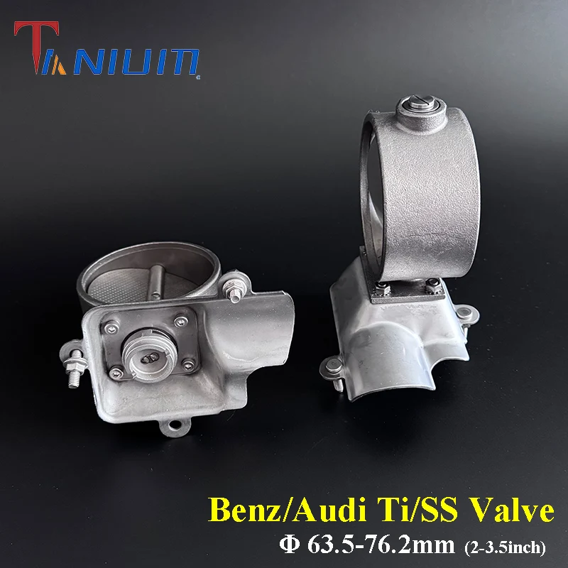 2.5-3 Inch High Performance Universal Double Exhaust Catback Special Valve Body for Audi Titanium/Stainless Exhaust Cutout