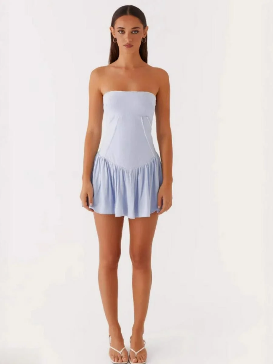 مثير لصق لون نقي Bal بوستير ort Dr المرأة Faion الربيع الصيف Ci المشي البوليستر غير النظامية تنورة