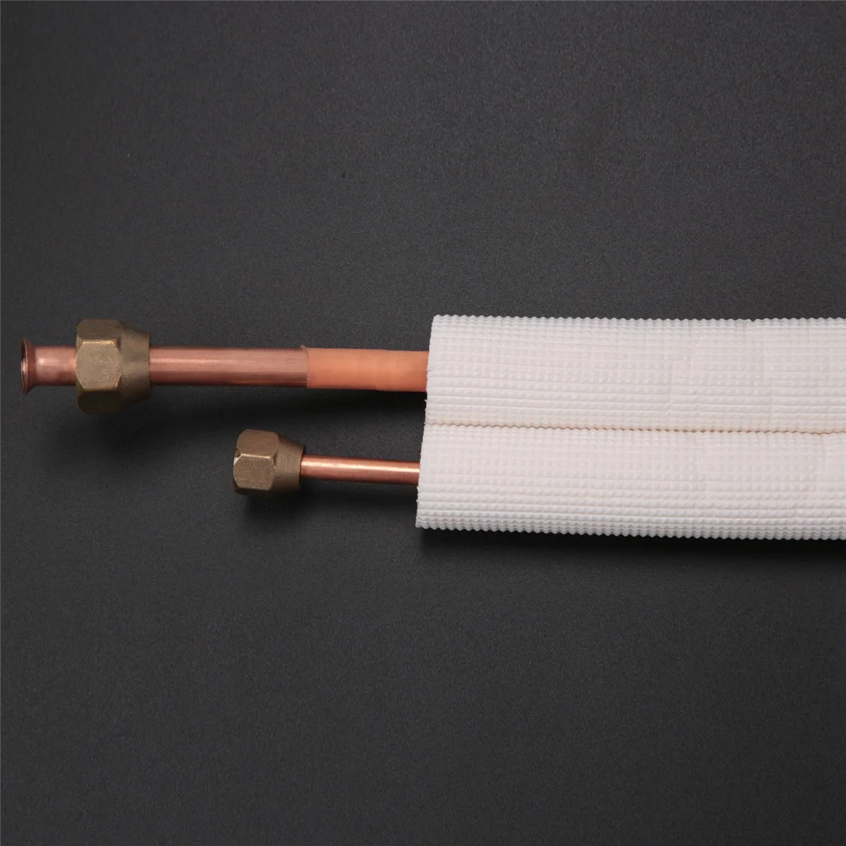 Durable 3Meter Air Conditioner Pair Coil Tube 1/4In 3/8In Insulated Aluminum Wire Set Air Conditioner Parts Refrigerant Tube