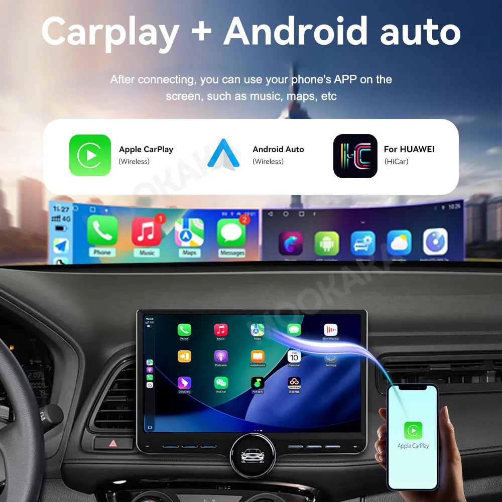 11.5'' Android 15 Radio Single knob For Honda HR V 2016~2020 Multimedia Navigation Screen Car Stereo Receiver player Head Unit
