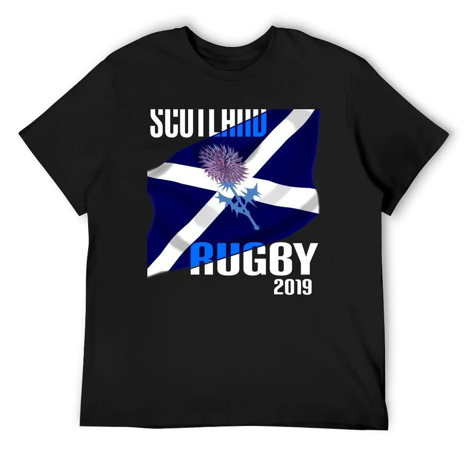 Scotland Rugby Team Tournament 6 nations 2019 T-Shirt basketball graphic tees Short sleeve tee mens t shirts