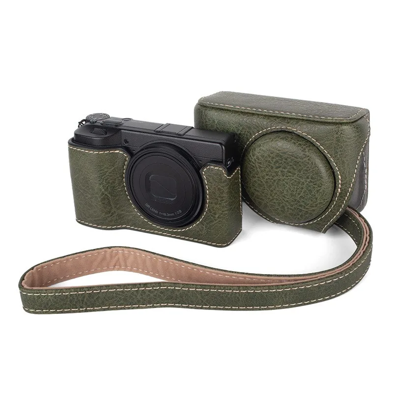Applicable Ricoh GR4 camera case GR4 all-inclusive camera bag gr4 camera bag PU leather case, digital accessories