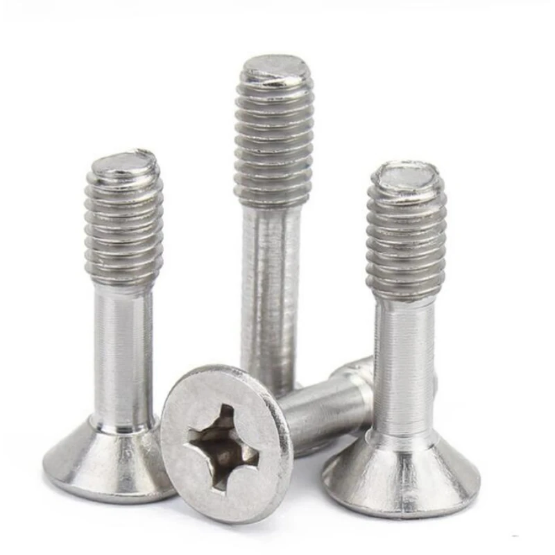 304 Stainless Steel GB819 Countersunk Cross Non Dislodging Screw Anti Loosening Half Tooth Screw M2 M2.5 M3 M4 M5 M6 M8