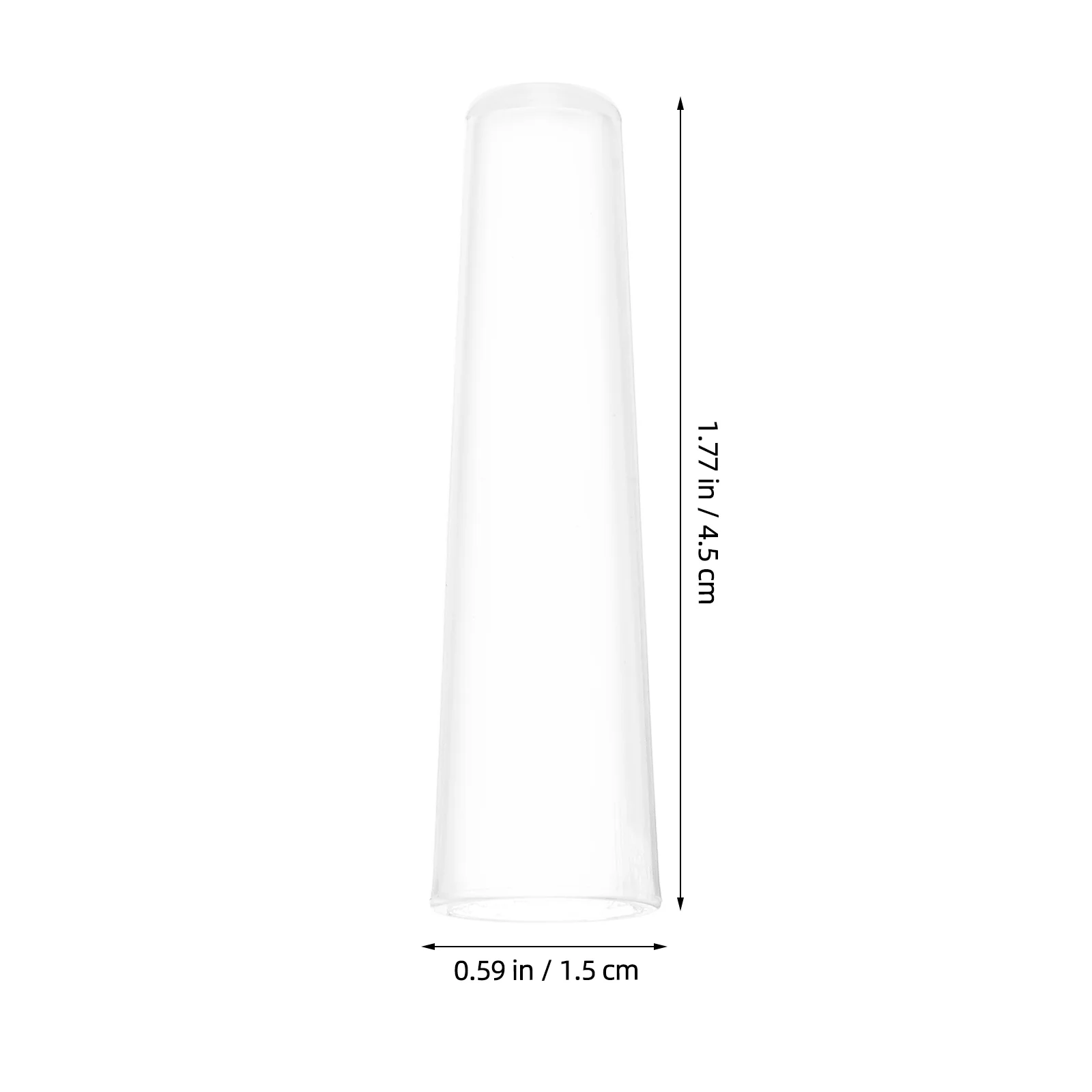 50Pcs Clear Pencil Extender Caps: Precision Fit Pencil Holder Protector for Drawing Writing Stationery Tools Portable Design