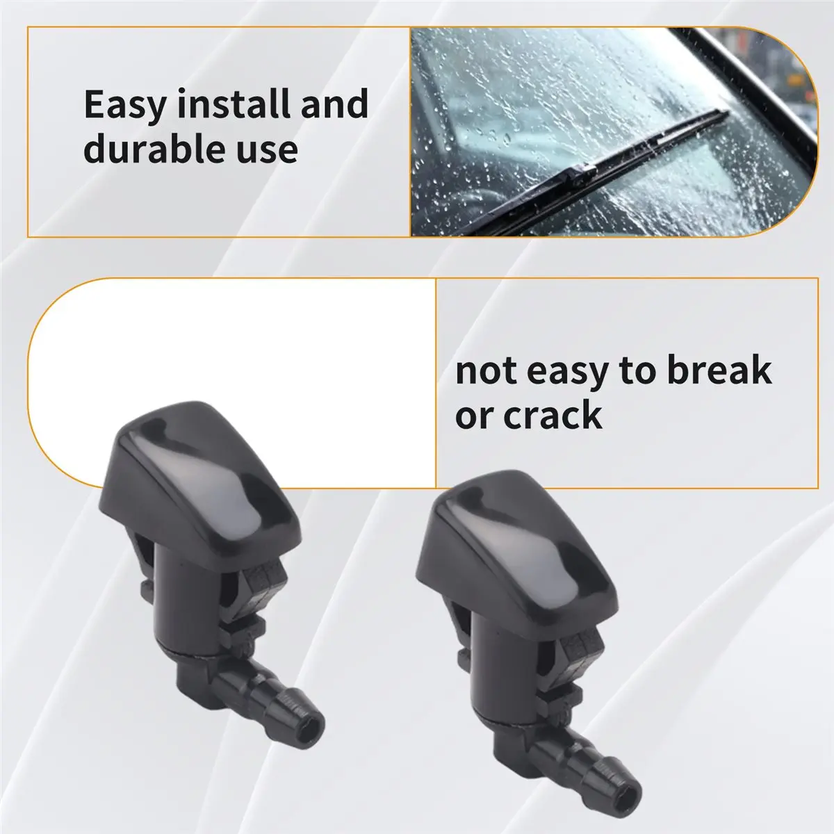 #33J (black)2Pcs Windshield Washer Nozzle, for Jeep Grand Cherokee 2011-2014,Automotive Parts & Accessories