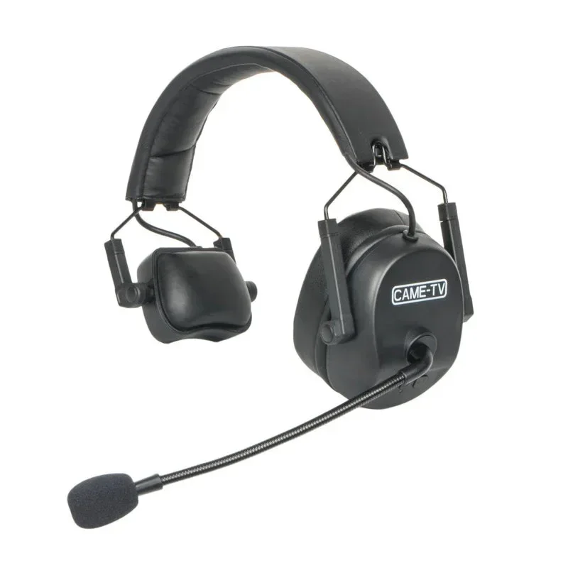5-Person Full Duplex Wireless Intercom Headset Communication System, Dual Ear Headsets, Up To 1000ft Range