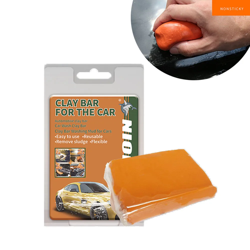 

Car Magic Clay Bar Cleaning Mud High Grade Auto Detailing Cleaner Stain Remover Wash Tool With Storage Shell for Car Accessories