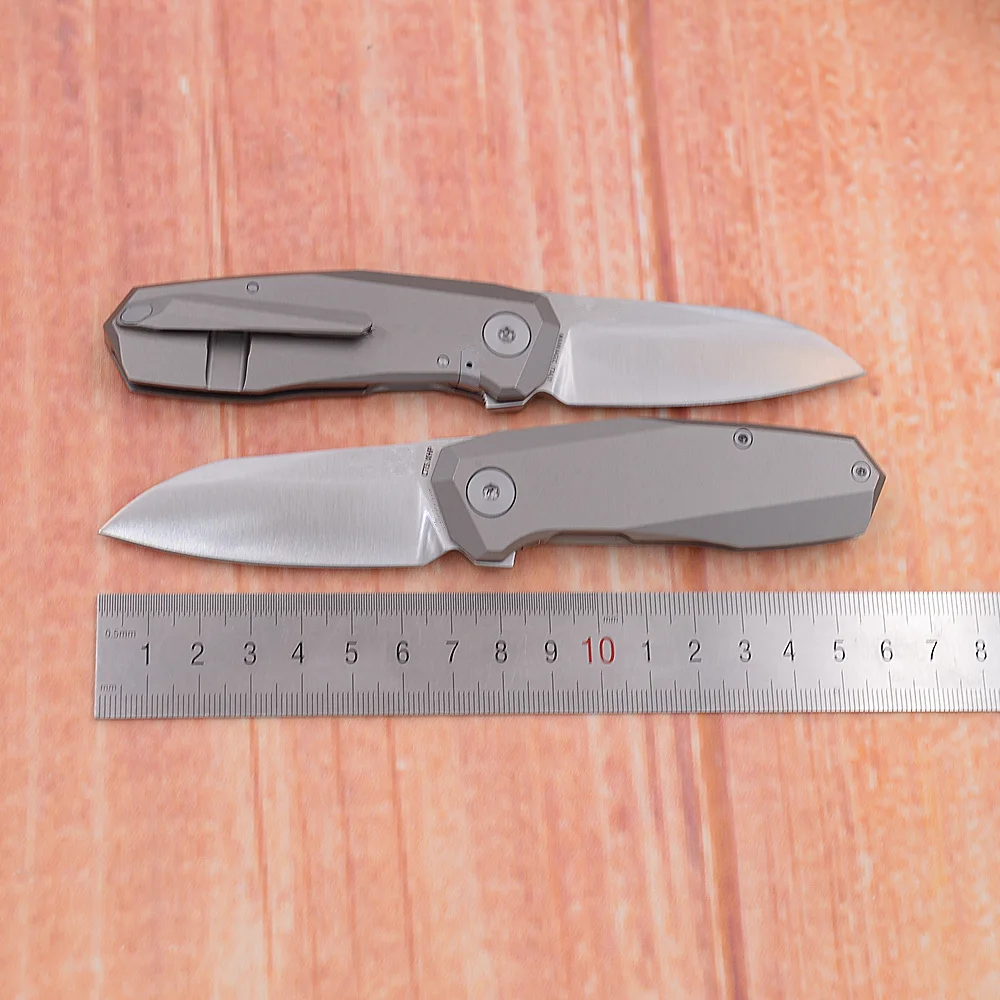 Cuchillo EDC CTS con mango de titanio y rodamiento cerámico - imagen 4