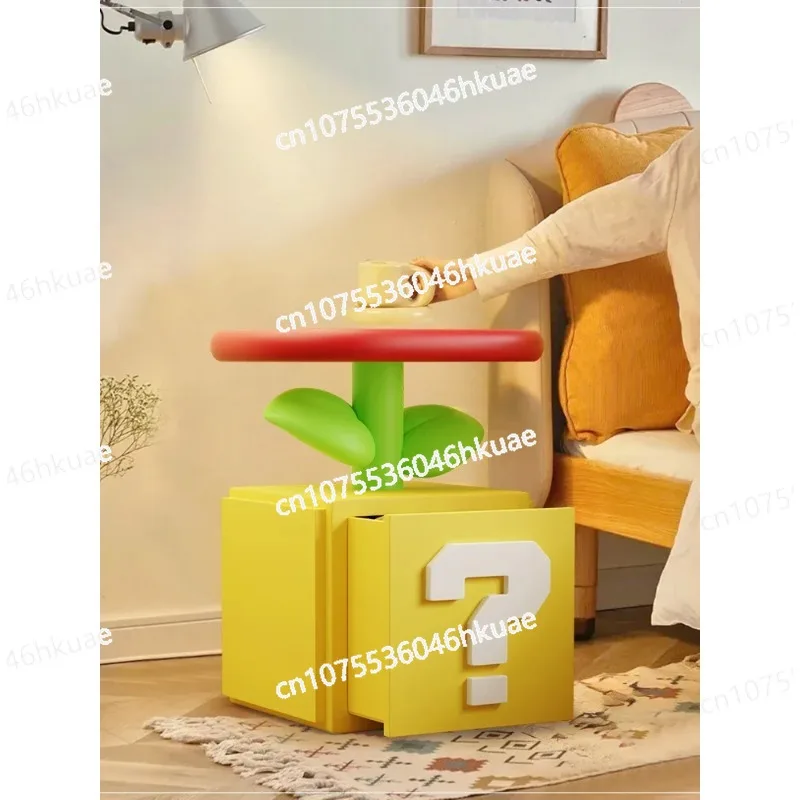 Simple Storage Rack Cartoon Table - Children's Bedroom Bedside Living Room Side Table