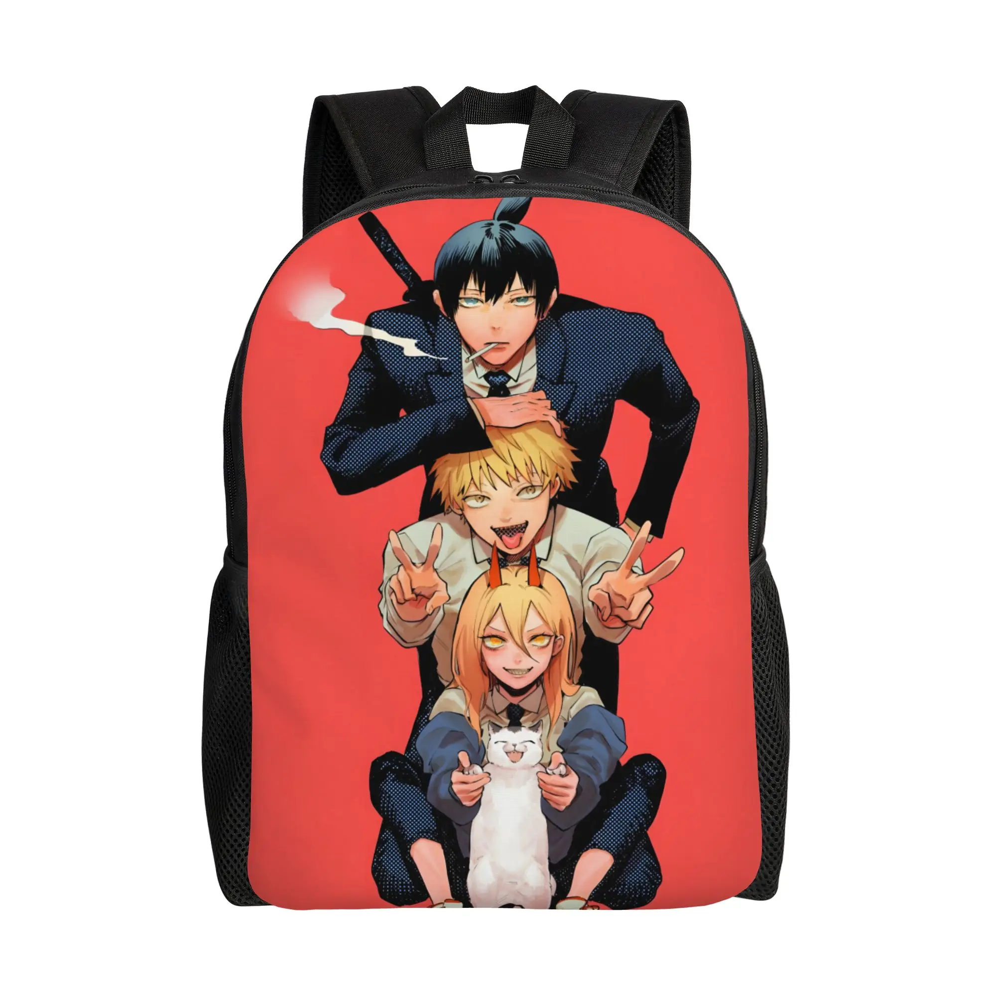 

1Piece Devil’s Chains New School Year Schoolbag CHAINSAW MAN Office Staff Backpack