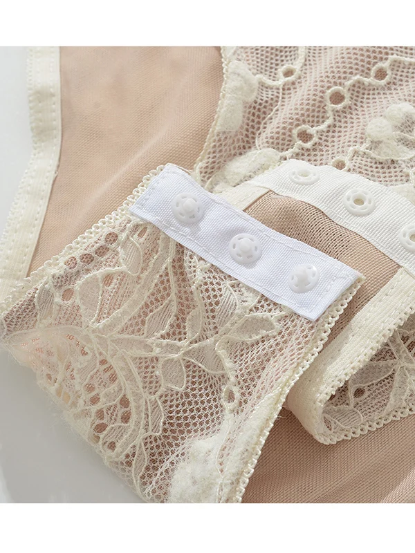 American Sexy rond Ne Double couche Emed Long Sve Onesie Minceur Vêtements intérieurs Base irt Commute Droit Taille haute...