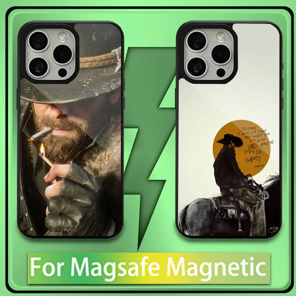 

Adventure game Rdr2 Phone Case For iPhone 16,15,14,13,12,11,Plus,Pro,Max,Mini Soft Magesafe Magnetic Wireless Charge