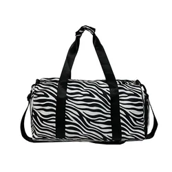 Grand sac de voyage à motif Leopard avec position pour chaussures, sac de sport séparé, sac polochon étanche, support sec, 2024