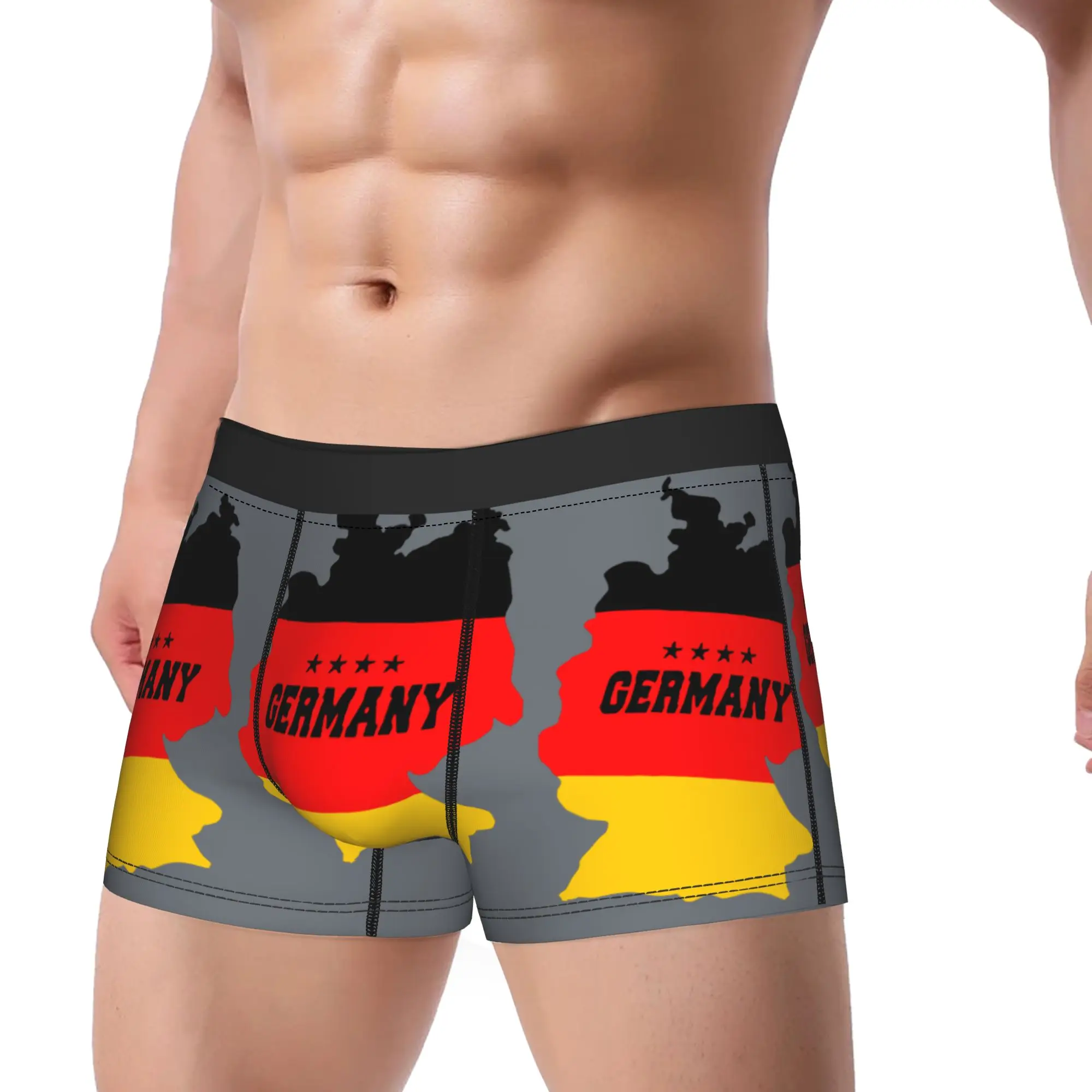 1piece  Germany Design Pattern Underpants Breathbale Panties Man Underwear Comfortable Shorts